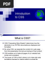 Introduction To CSS