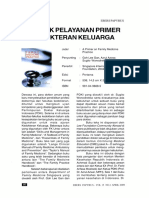 Pelayanan Primer Kedokteran Keluarga