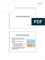 Homology Modelling Notes PDF