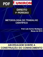Abordagem sobre o conhecimento.ppt