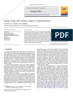 Saidur2010 - Energy, Exergy and Economic Analysis of Industrial Boilers PDF