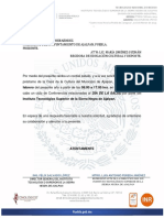 Solicitud de Apoyo Municipio