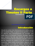 Encargos A Timoteo II Parte