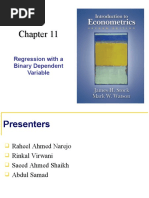 Regression With A Binary Dependent Variable