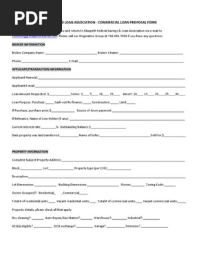 Commercial Loan