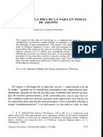 EL ORIGEN DE LA IDEA DE LA NADA EN TOMÁS DE AQUINO - Carlos Llano Cifuentes.pdf