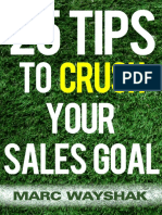 25 Tips To Crush Your Sales Goal Ebook by Marc Wayshak PDF