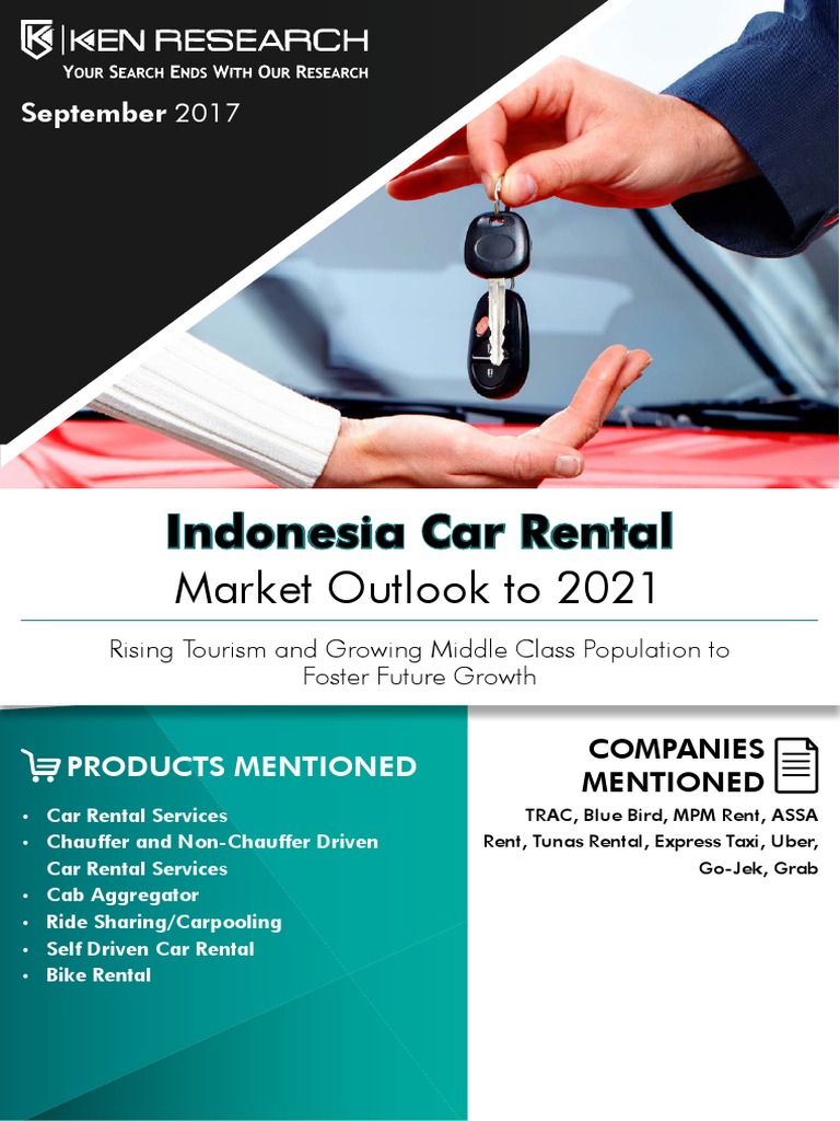 Indonesia Car Rental Market Insights 2021 | PDF | Taxicab | Car Rental