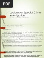 Lectures On Special Crime Investigation