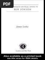 (James Loxley) Ben Jonson A Sourcebook (Complete Critical Guide To English Literature) (PDF) (ZZZZZ) PDF