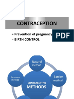 Contraception: Prevention of Pregnancy Birth Control