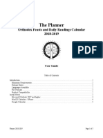 Planner User Guide