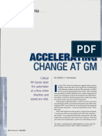 Accelerating: Change at GM