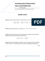 Mate - Info.ro.4227 Subiecte - Olimpiada Locala de Matematica 2018 - Liceu