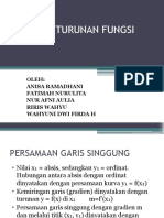 Aplikasi Turunan Fungsi