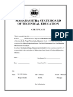 Maharashtra State Board of Technical Education: Certificate