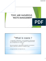 Toxic and Hazardous Waste Management