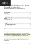 Cycle Counting: Configuration, Process Flow and Implementation