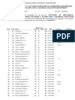 PSC List 2013-Lecturer ME