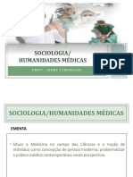 SOCIOLOGIA MÉDICA