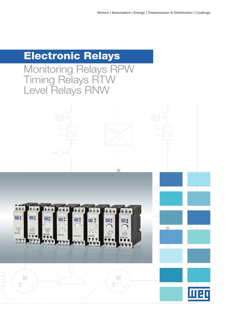 WEG Electronic Relays | PDF | Relay | Alternating Current
