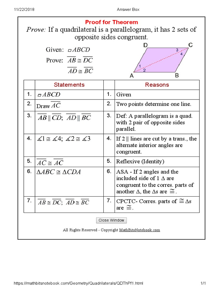 Answer Box PDF | PDF | Euclid | Elementary Mathematics