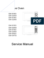 Microondas Sanyo EM-G2553 - SM - EMS1053 - 1563 - 3553 PDF