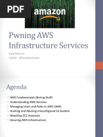 Pwning AWS Infrastructure Services: Suraj Khetani Twitter - @funkyfreestyler