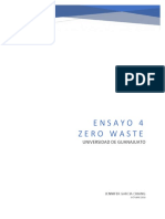 Ensayo Zero Waste