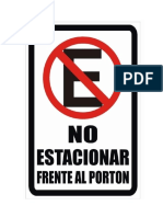 No Estacionar