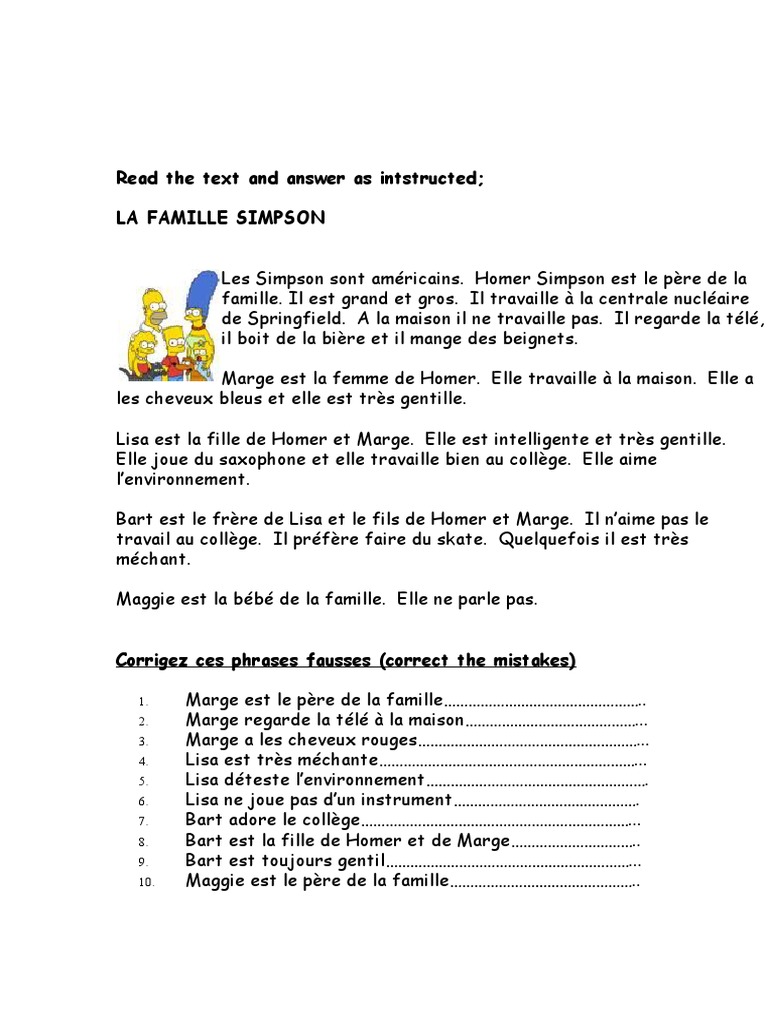 Page De Garde Pour Cahier D anglais Simpson Y7 Simpsons | PDF | Lisa Simpson | Bart Simpson