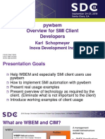 Schopmeyer Karl Pywbem Overview for SMI Client Developers