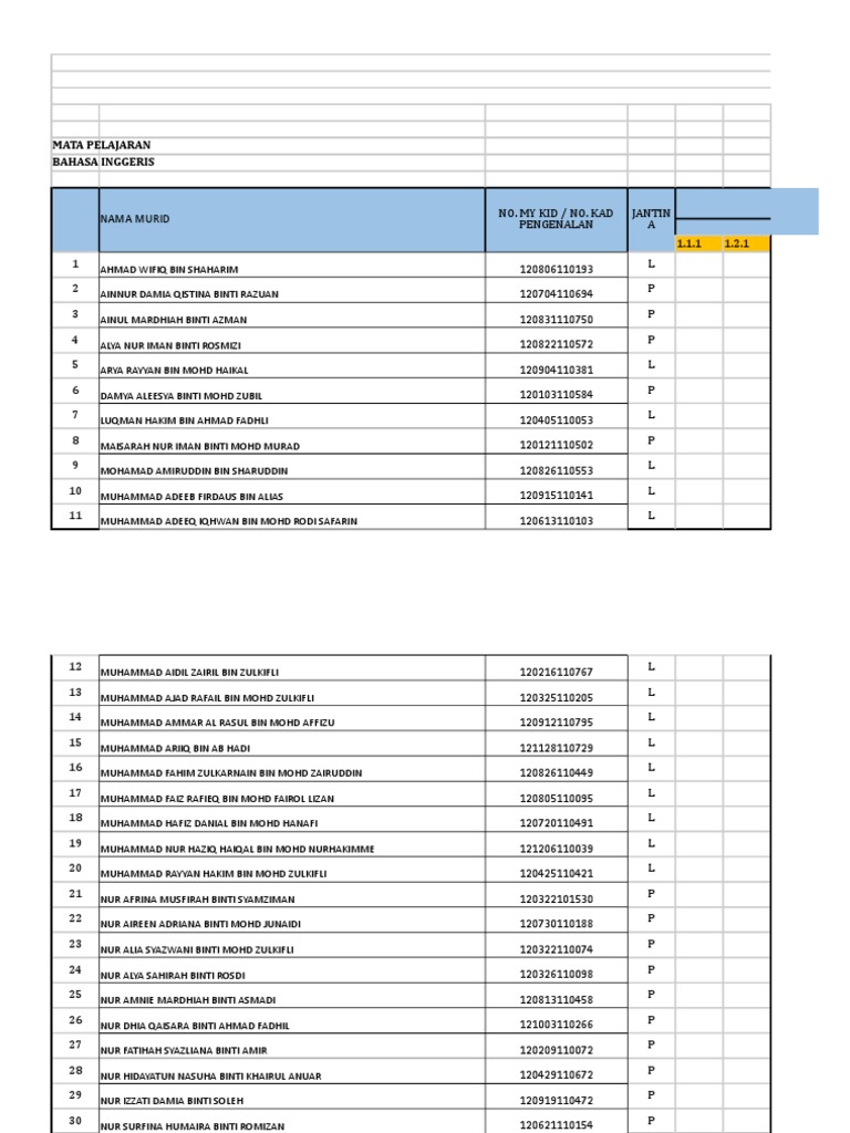 Tapak Pbd English Year 1 Pdf
