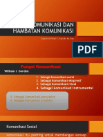 Fungsi Komunikasi Dan Hambatan Komunikasi