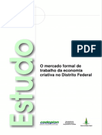 O Mercado Formal de Trabalho Da Economia Criativa No Distrito Federal