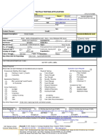 Textile Testing Application: Quotation Upon Request