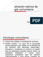 Contextualización Teórica de La Psicología Comunitaria