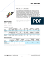 Mini-Span ADSS Cable: Fiber Optic Cable Fiber Optic Cable