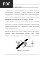 Statement of The Problem: Figure No. 1 Current Transformer