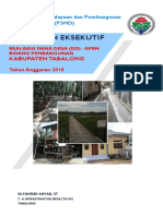 Ringkasan Eksekutif Realisasi Bidang Pembangunan Dana Desa 2018 Kabupaten Tabalong PDF