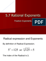 5.7 Rational Exponents