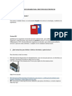 Normas y Estandares para Circuitos Electronicos