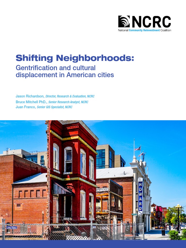National Community Reinvestment Coalition: Shifting Neighborhoods ...