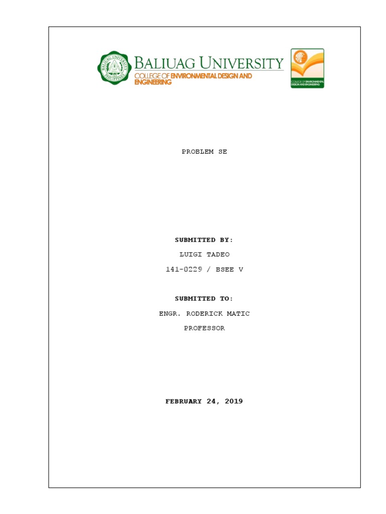 Problem Set | PDF | Social Science | Technology & Engineering