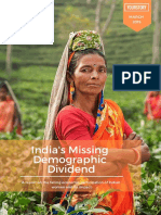 India Missing Demographic Dividend Final Report