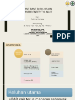 Case Base Discussion Gastroenteritis Akut: Oleh: Sabrina Fazriesa Pembimbing: Dr. Tehar Karo Karo, Sp. PD-FINASIM