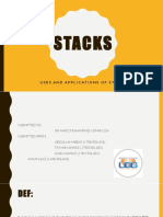 Stacks: Uses and Applications of Stacks
