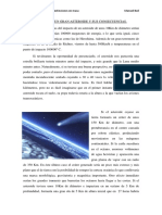 La Caída de Un Gran Asteroide y Sus Consecuencias
