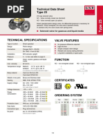 GSR Data Sheet Solenoid Valve Type 23