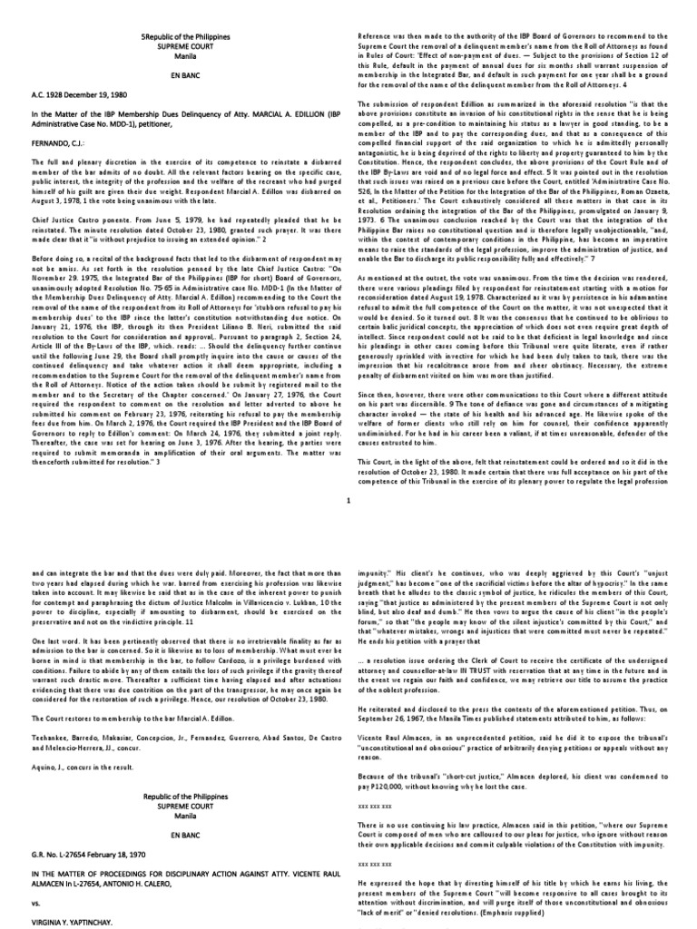 suspension and disbarment cases.pdf Certiorari Judgment (Law)